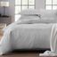 Light Grey 400 Thread Count Cotton Sateen Full/Queen Duvet Cover Set