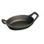 Staub Black Cast Iron Mini Oval Gratin Baking Dish