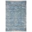 Blue Vintage Persian Hand-Knotted Washable Area Rug 5' x 7'