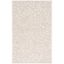 Ivory Floral Handmade Wool Tufted Square Area Rug