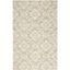 Hand-Tufted Ivory Floral Wool Area Rug 8' x 10'