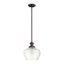 Elegant Mini-Pendant Light in Rubbed Bronze - 48" Tall