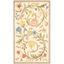 Ivory Floral Handmade Tufted Wool Area Rug