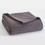 Full Size Gray Fleece Sherpa Reversible Blanket