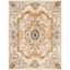 Elegant Sage & Beige Hand-Tufted Wool Area Rug, 8' x 10'