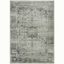 Hand-Knotted Spruce Wool and Silk 5' x 7' Rectangular Rug