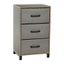 Ashwood 3-Drawer Black and Gray Coastal Dresser