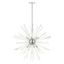 Polished Chrome and Clear Crystal 16-Light Foyer Pendant