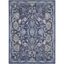 Navy Blue Traditional Persian 4' x 6' Synthetic Area Rug