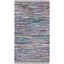 Coastal Breeze Black Cotton Handwoven Ikat Rug - 3'x5'