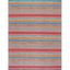 Coastal Breeze Blue & Grey Cotton 8' x 10' Handwoven Rug