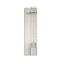 Willmar Satin Nickel Dimmable Wall Sconce with Reeded Glass