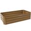 Brown Galvanized Steel Raised Garden Bed for Plants and Vegetables