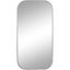 Taft 21" x 41" Rectangular Silver Wall Mirror with Polished Nickel Frame