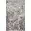 Elysian Light Grey/Purple Floral Synthetic Rectangular Rug - 2'6" x 4'