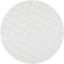 Ivory and Blue 6' Round Hand-Tufted Wool Area Rug