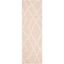 Ivory and Pink Hand-Tufted Wool Kids Runner Rug