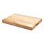 Winco 12x18 Light Brown Hardwood Cutting Board