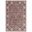 Hand-Knotted Blue Synthetic Stain-Resistant Area Rug