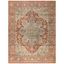 Hand-Knotted Red Geometric Wool Area Rug, 8' x 10'