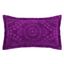 Plum Cotton Tufted Floral King Pillow Sham