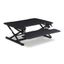 Large Black Adjustable Standing Desk Converter with Keyboard Tray