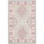 Ivory and Red Hand-Tufted Wool Area Rug, 2'6" x 4'