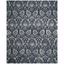 Hand-Tufted Elegance Navy & Grey Wool-Silk Blend 8' x 10' Area Rug