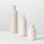 Set of 3 Small White Ceramic Bottle Vases