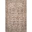 Hillstone Brown Rectangular Synthetic Vintage Medallion Area Rug