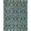 Handmade Tufted Blue Wool 8' x 10' Rectangular Area Rug