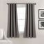 Extra Long Dark Gray Insulated Blackout Grommet Curtain Panels