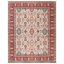 Charleston Heirloom Red/Ivory 8' x 10' Synthetic Rectangular Rug