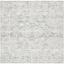 Gray Hand-Tufted Wool Square Area Rug