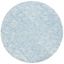 Handmade Blue Abstract Wool Round Tufted Area Rug, 6' x 6'