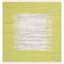 Ivory and Citron Handwoven Square Wool Cotton Area Rug