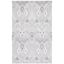 Hand-Tufted Wool Ikat-Inspired Gray Area Rug - 3' x 5'