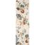 Blossom Ivory Blue Floral Hand-Tufted Wool Runner Rug