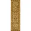 Moss and Beige Hand-Tufted Wool Persian Runner Rug