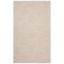 Light Beige Hand-Tufted Wool Rectangular Area Rug 3' x 5'