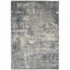 Mineral Hues Handmade Abstract 5' x 7' Beige/Grey Synthetic Rug