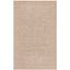 Ivory and Beige Handmade Natural Fiber Area Rug