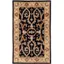 Elegant Charcoal & Beige Hand-Tufted Wool Rectangular Rug 3' x 5'