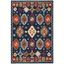 Heritage Red and Navy Hand-Tufted Wool Area Rug