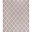 Tabitha Geometric Handwoven Wool Rug - Dark Grey/Ivory, 8' x 10'