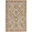 Vintage-Inspired Beige Synthetic 4' x 6' Persian Rug