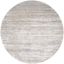 Noah Round Gray Hand-Knotted Wool Area Rug