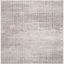 Palma Beige and Brown 6'7" Square Synthetic Area Rug