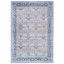 Brentwood 3' x 5' Blue and Beige Synthetic Area Rug