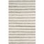 Handmade Moroccan Flatweave Wool Area Rug, Brown/Ivory, 3' x 5'